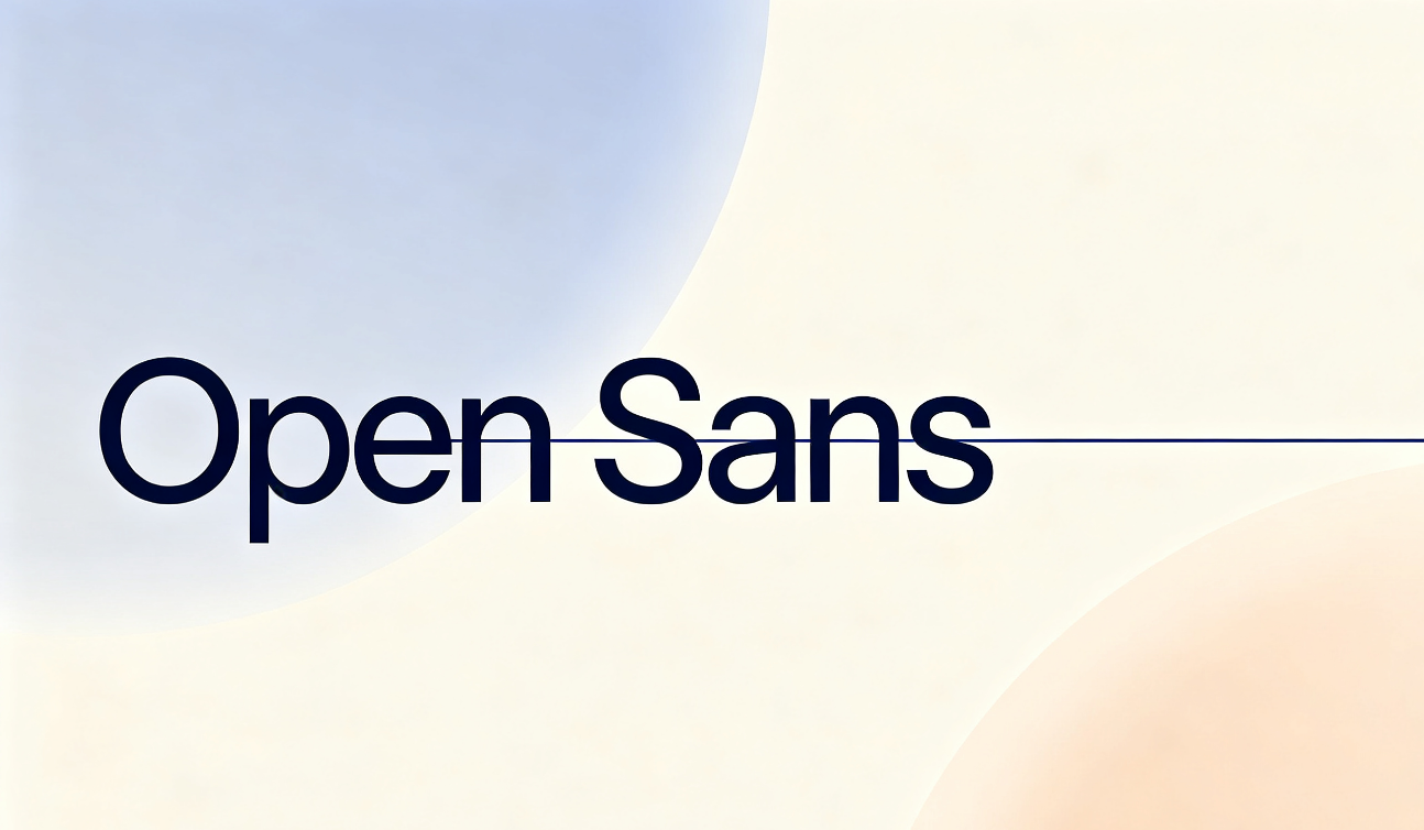 最适合 PowerPoint 演示标题的 Open Sans 字体