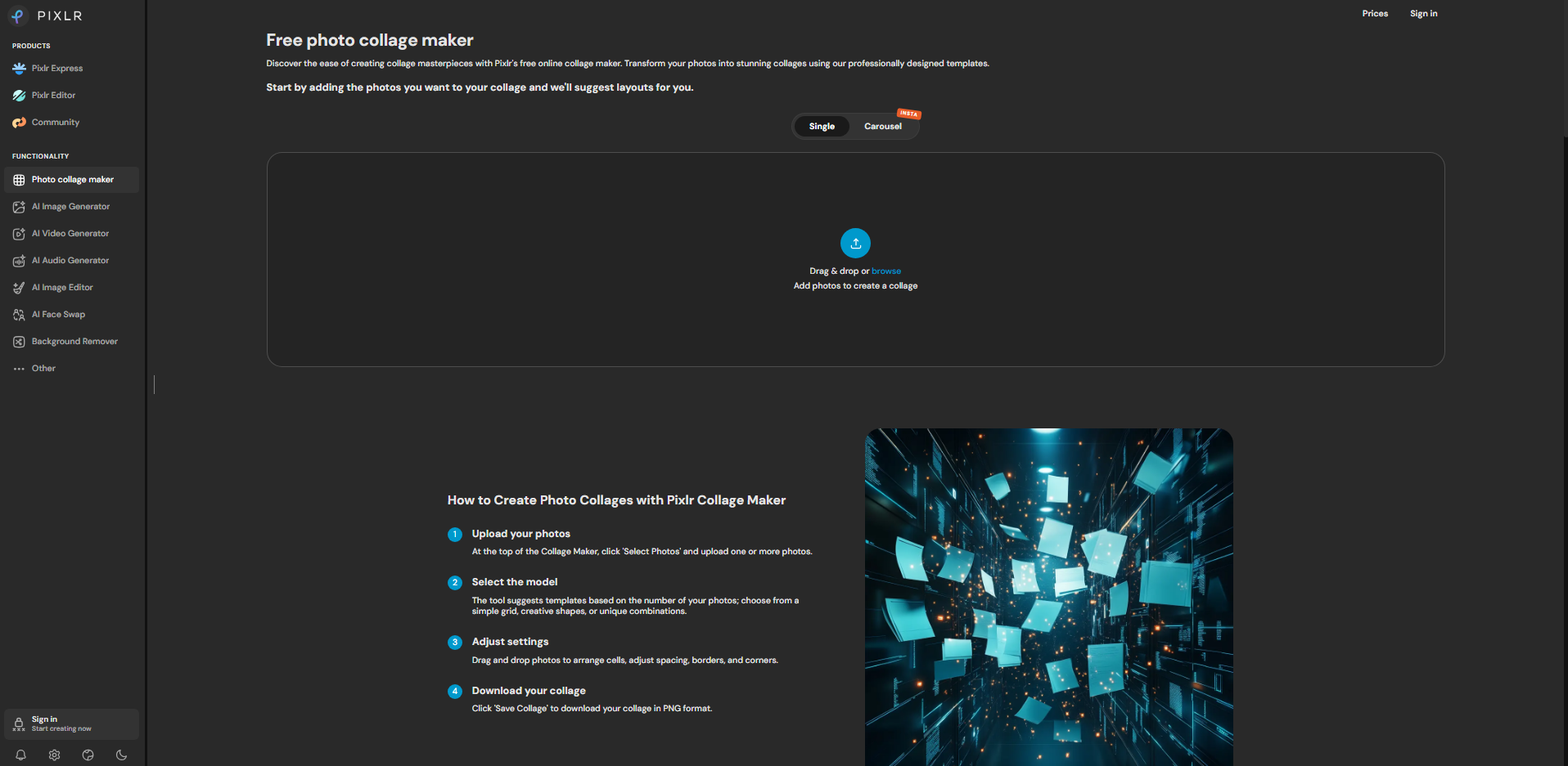 Pixlr - Alat pengeditan foto tingkat lanjut dan kustomisasi kolase