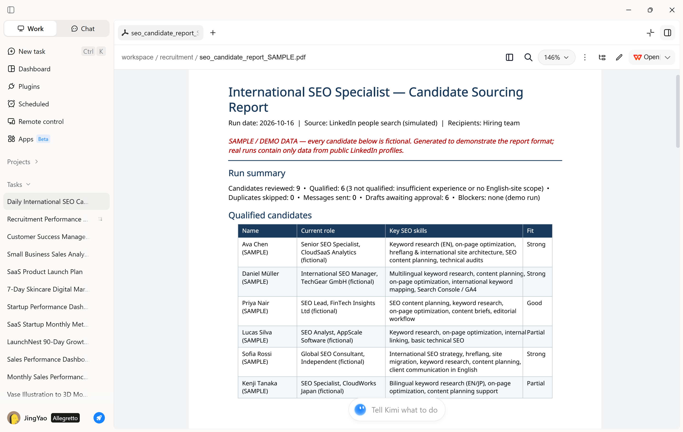 Vérifiez le résultat de votre workflow terminé