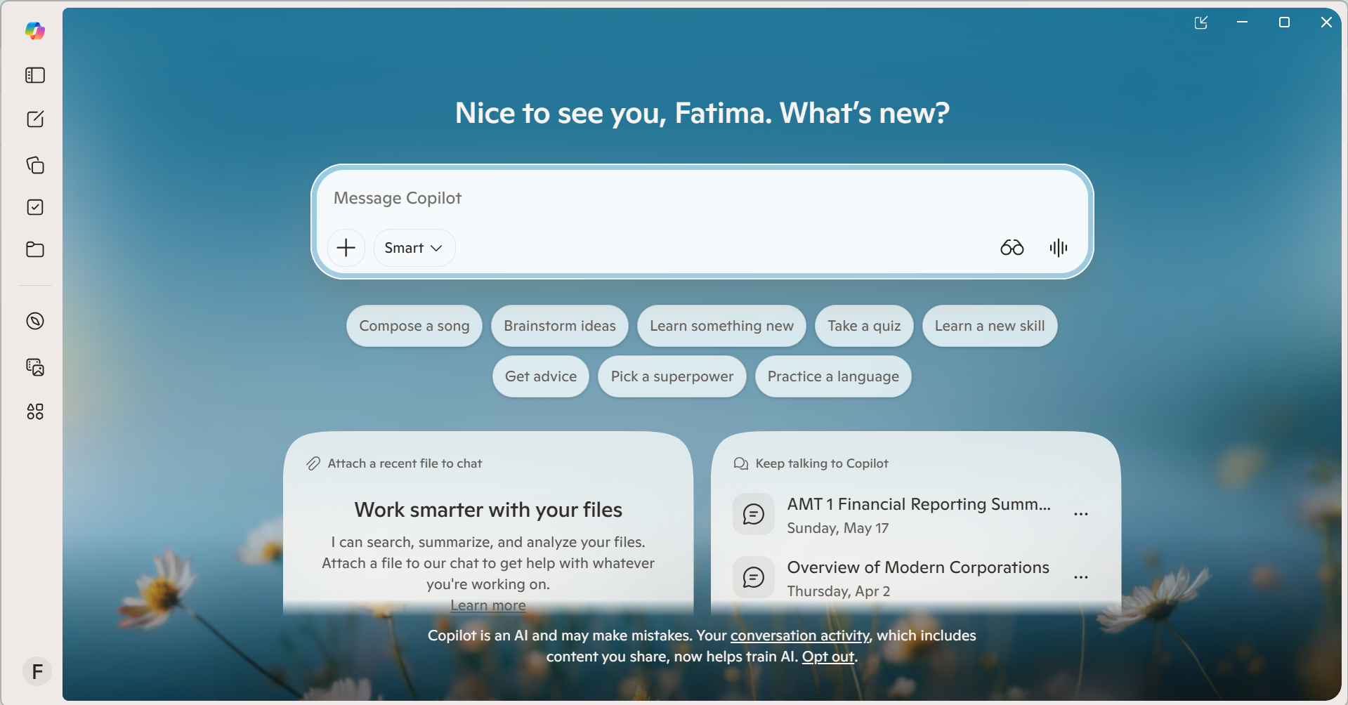 Copilot - ferramenta de IA online para análise de dados