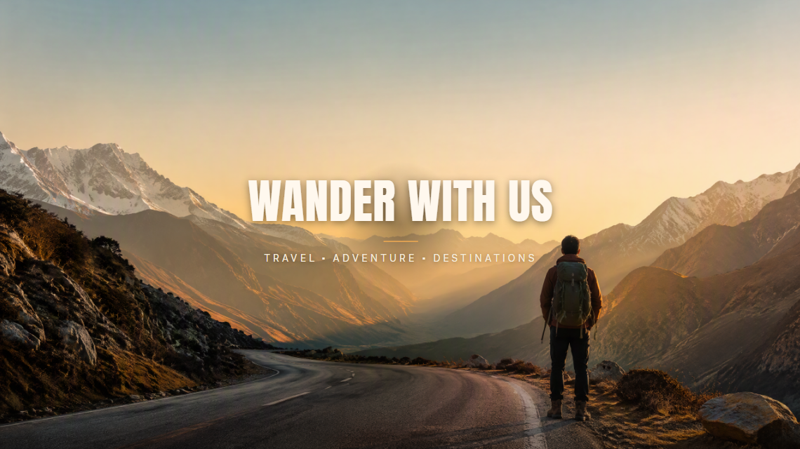 Travel YouTube art banner template