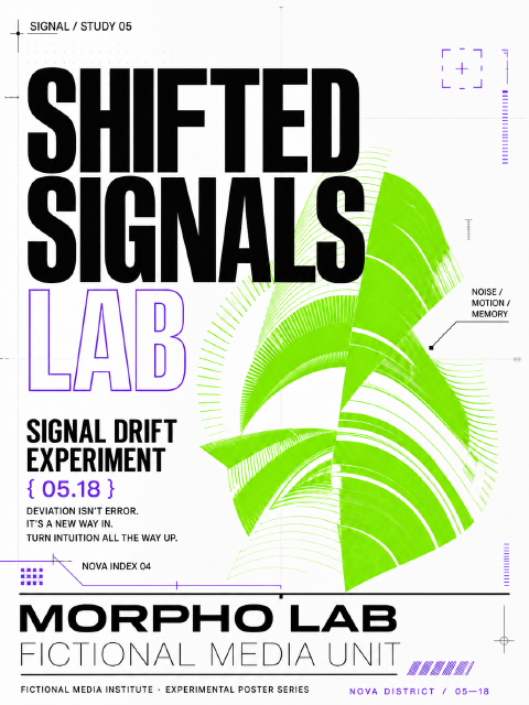 Cartel del laboratorio Shifted Signals