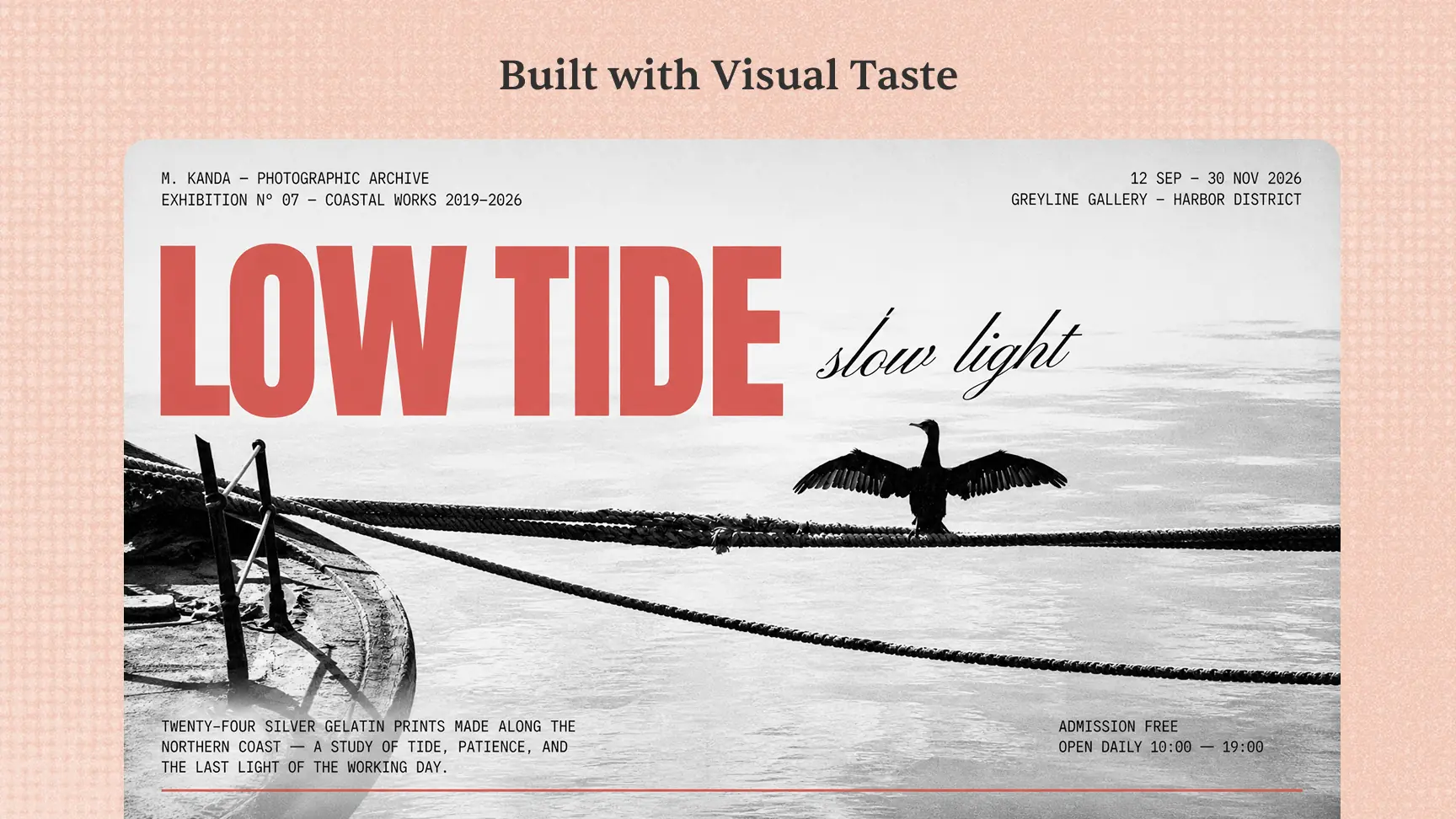 Creado con sensibilidad visual