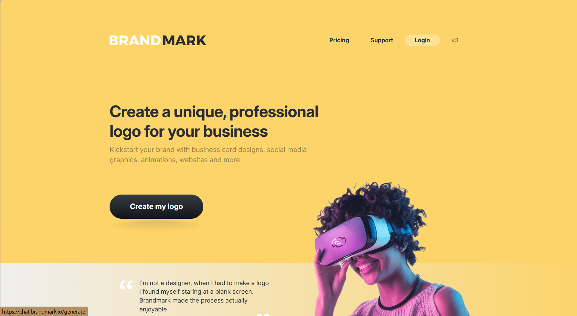 Brandmark,AI Logo 生成器下载