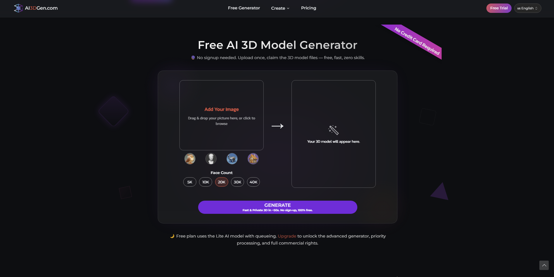 AI3DGen - AI destekli 3D varlık oluşturma