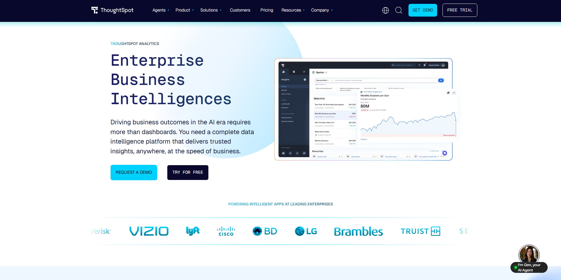 ThoughtSpot - Focused on business data analysis