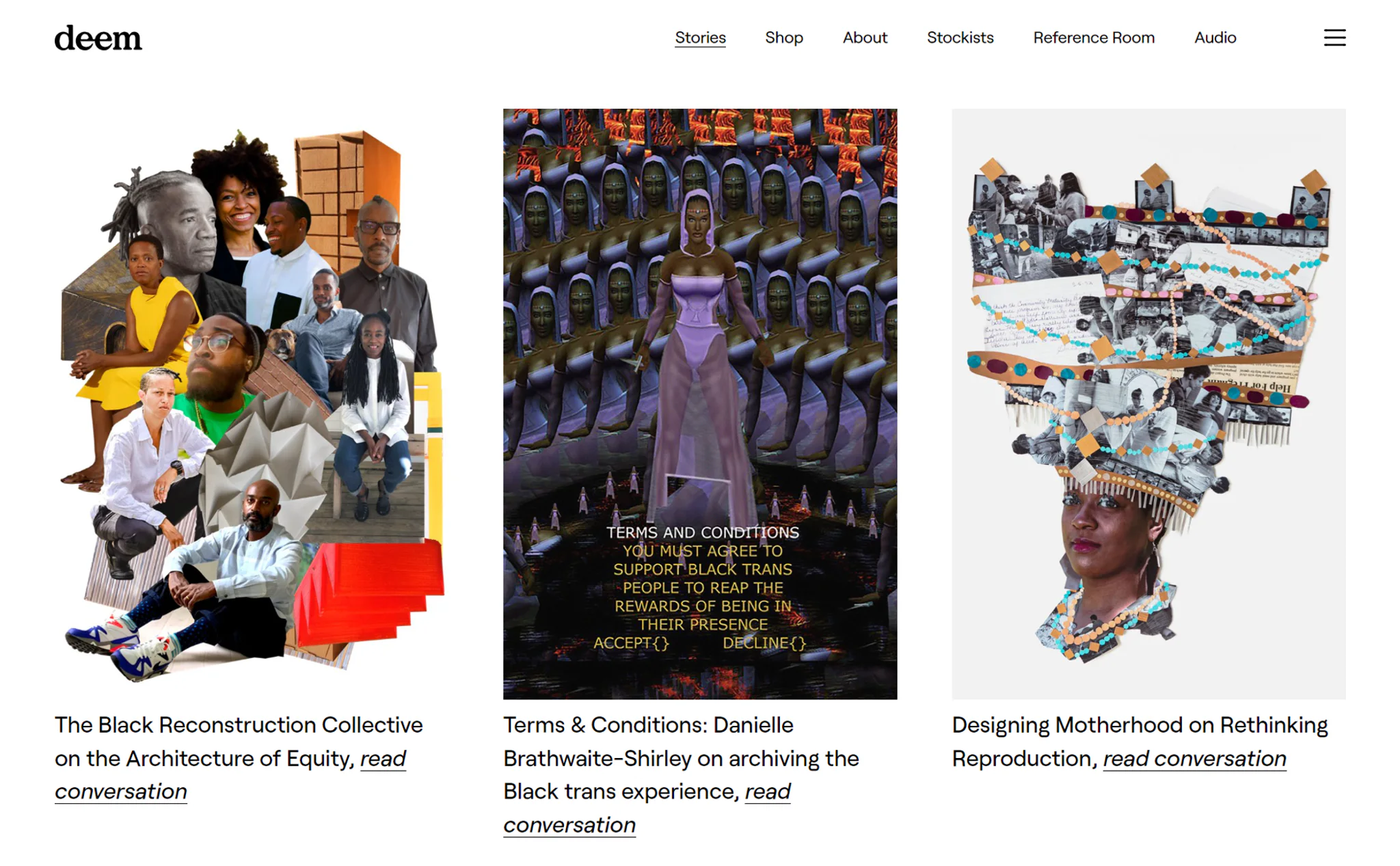 Deem Journal—One of the best blog website examples