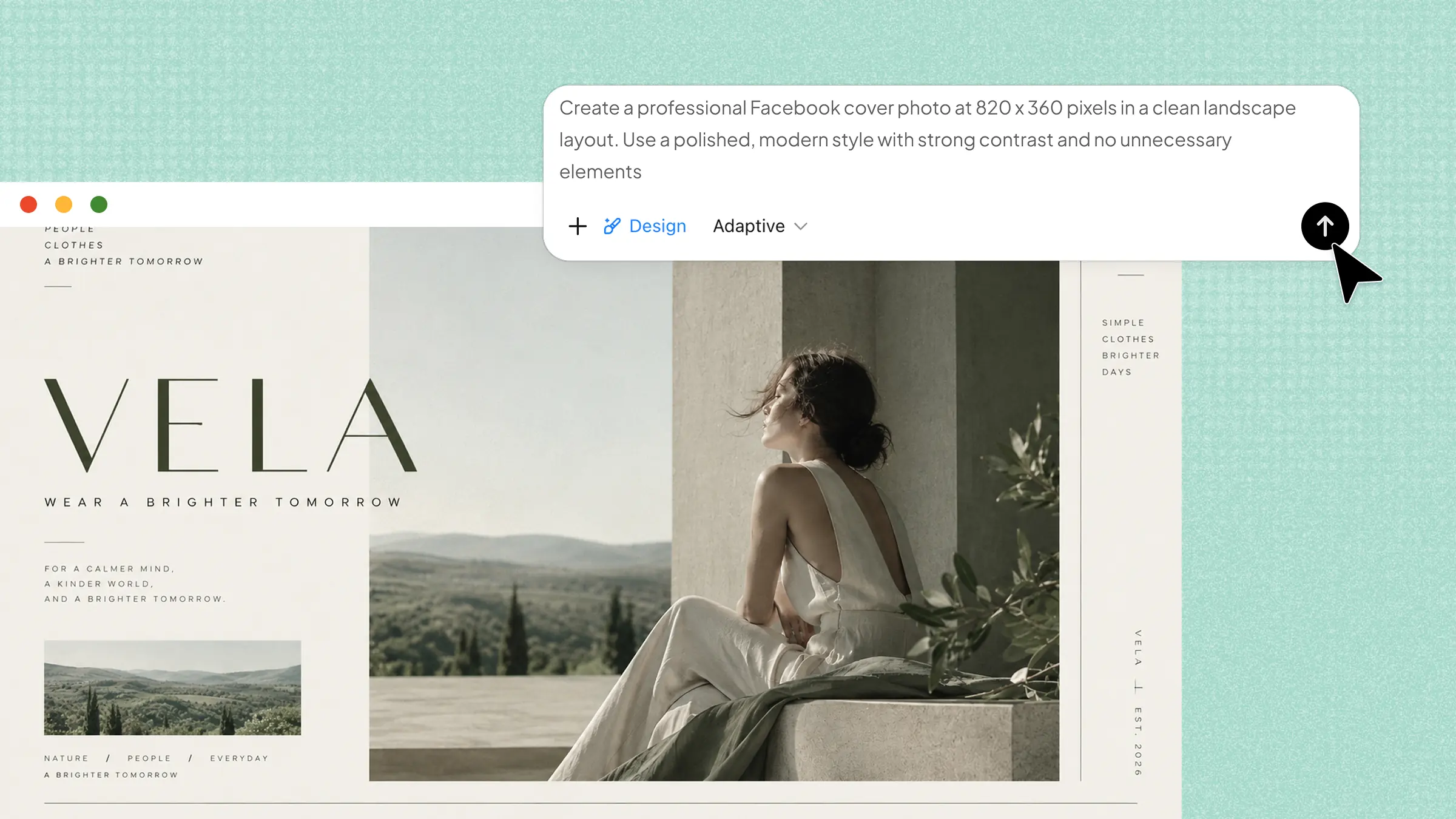 Create a Facebook Cover Photo with AI in Simple Steps