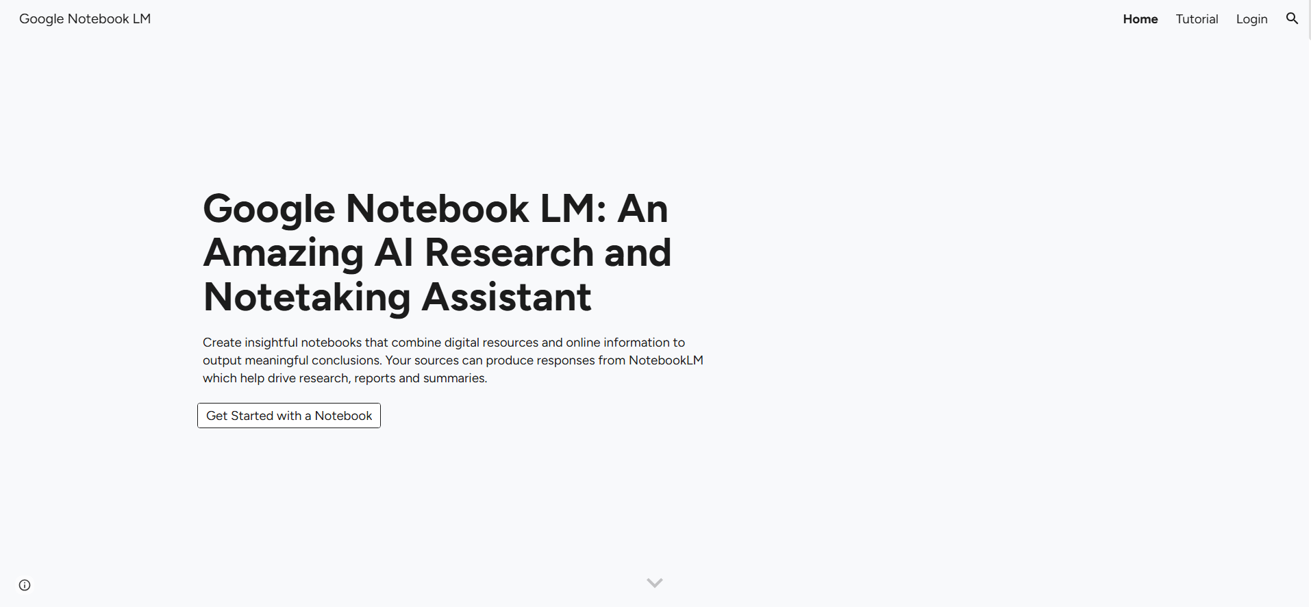 NotebookLM - Araştırma ve özetler için kullanımı kolay bir araç