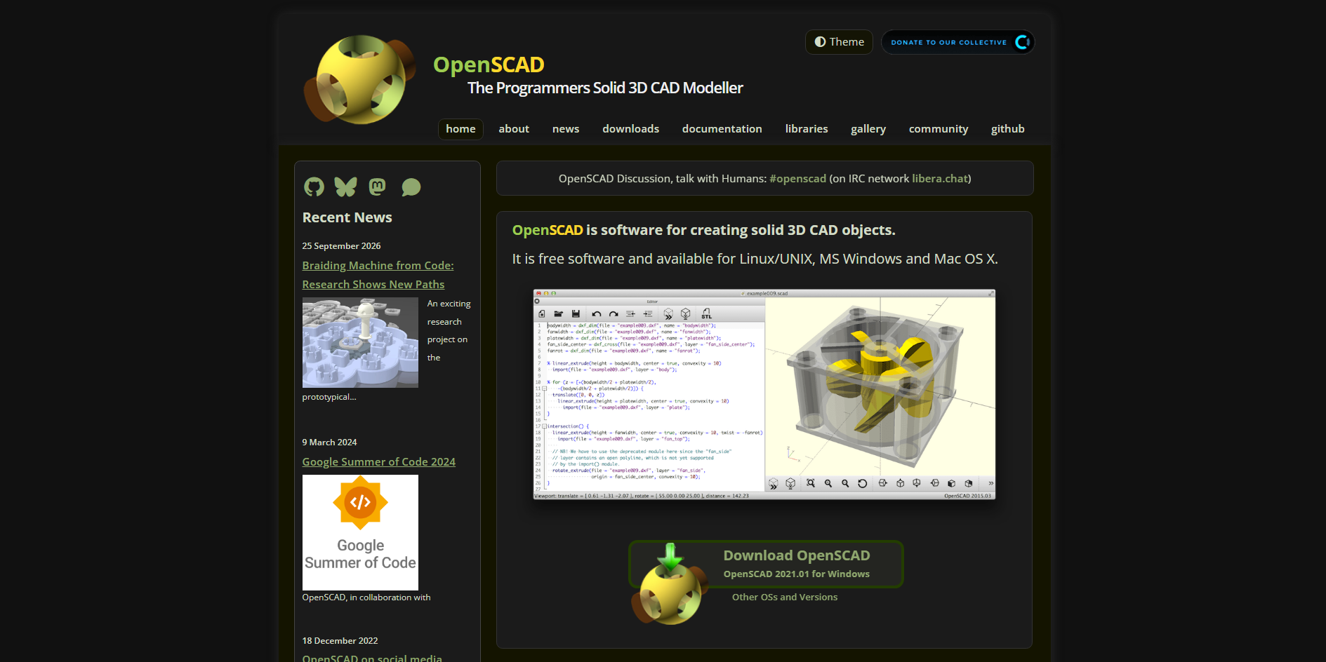 OpenSCAD - Betik tabanlı 3D CAD modelleme yazılımı