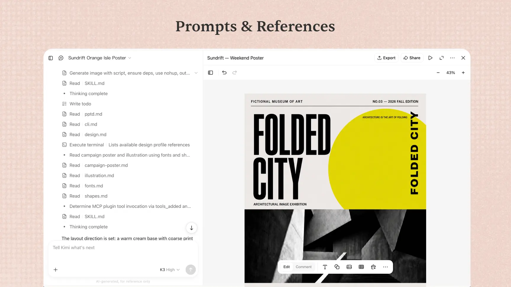 Prompts y referencias