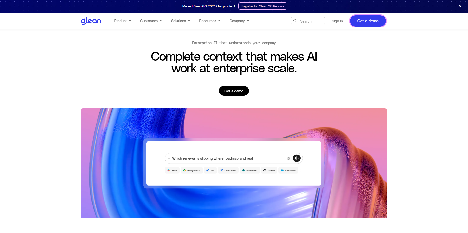Glean - Useful for enterprise knowledge search