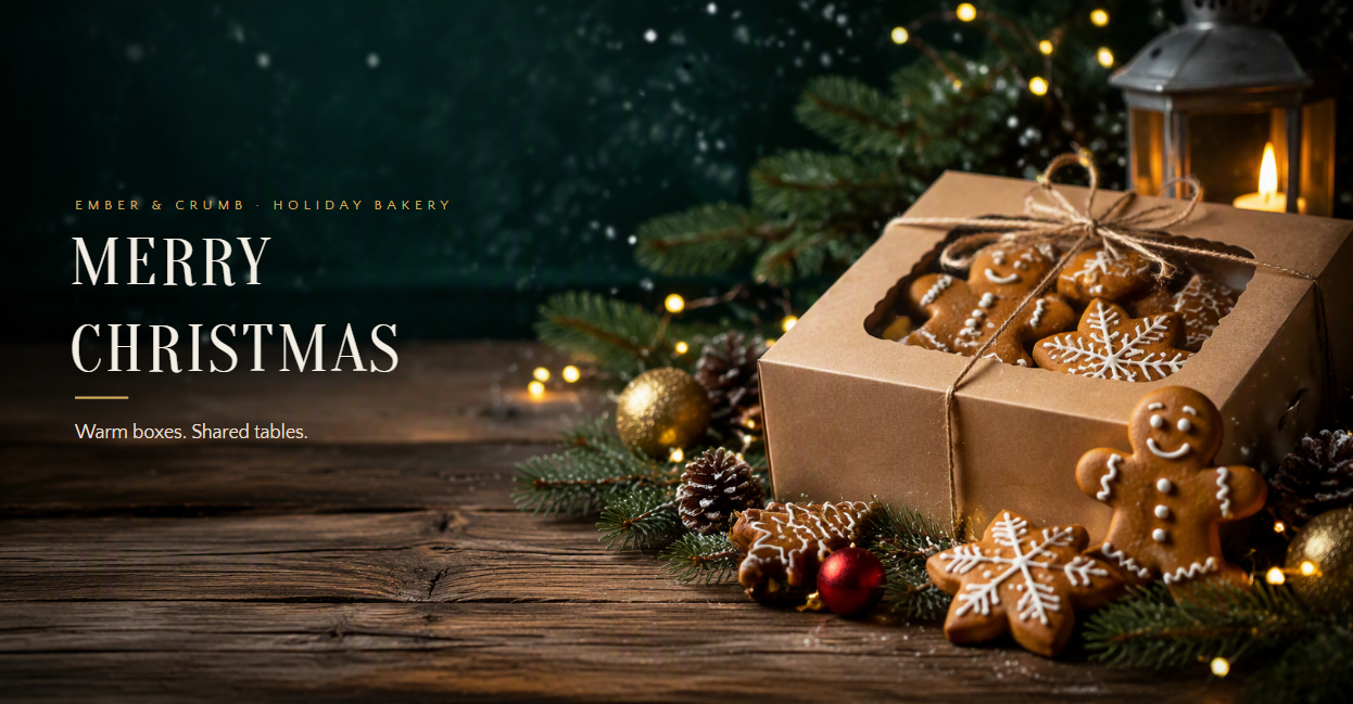 Holiday greeting cover