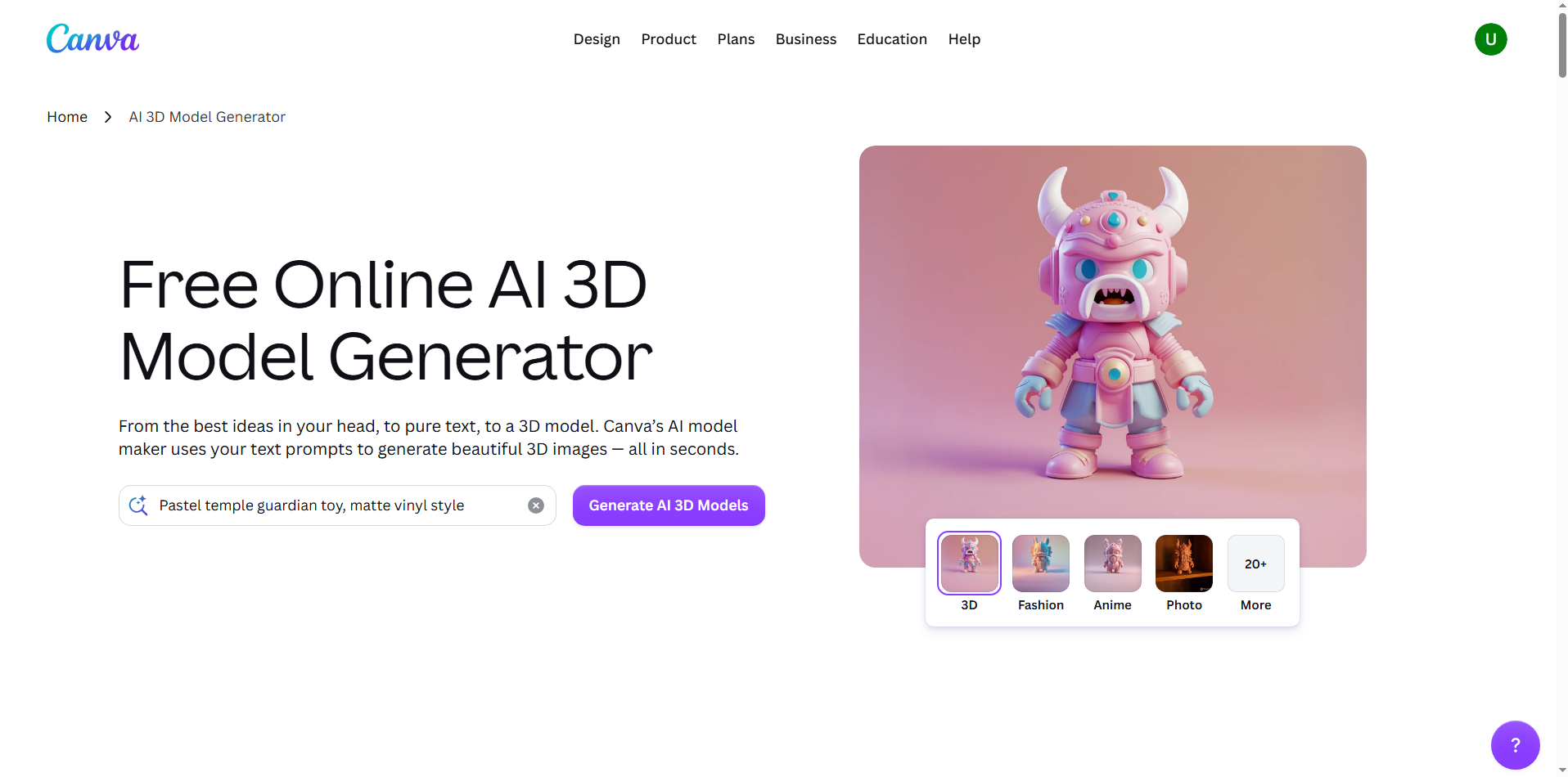 Canva - 3D tarzı görsellerle yaratıcı tasarım