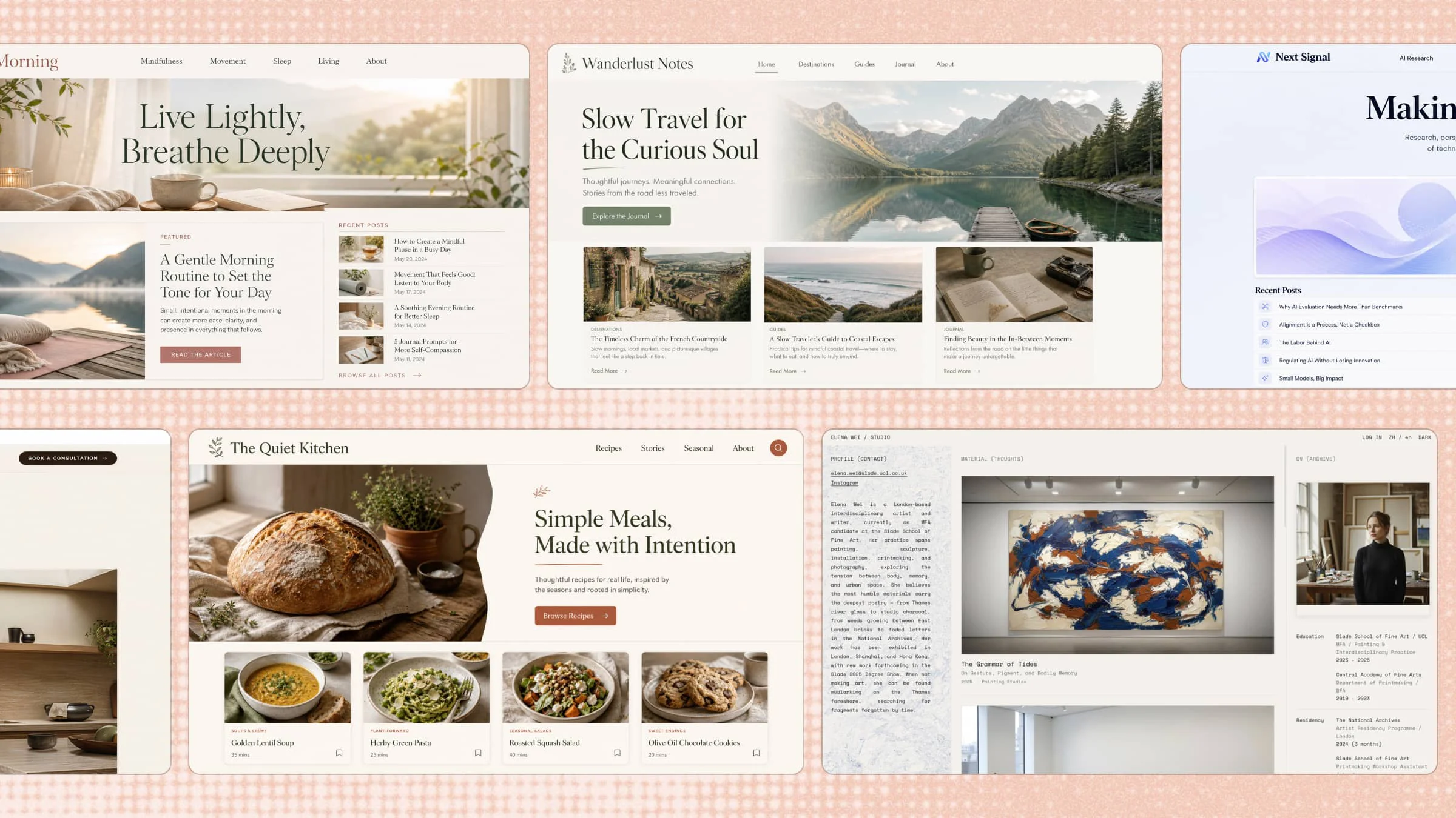 20 Blog Website Examples for Creative Inspiration