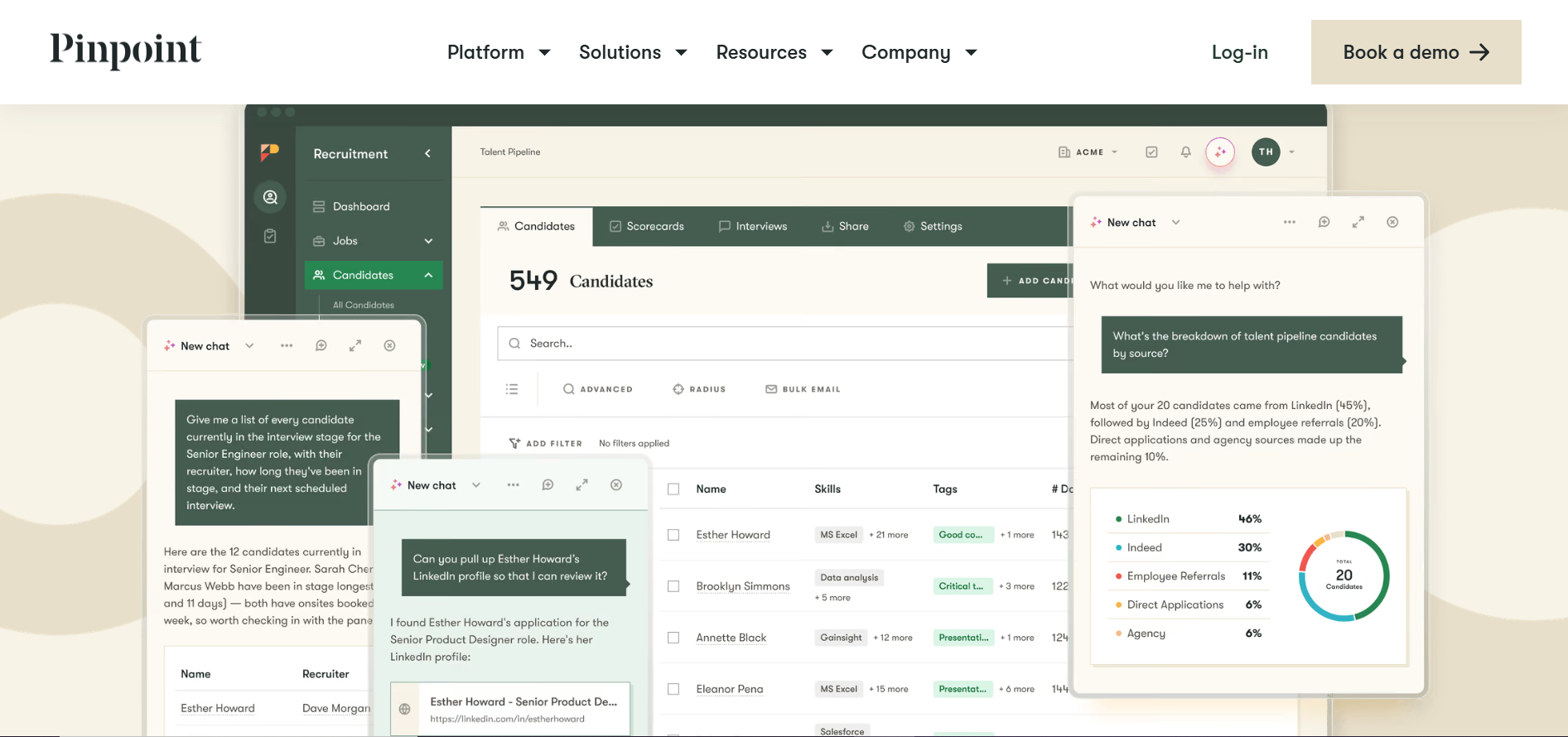 Pinpoint - agent de recrutement IA