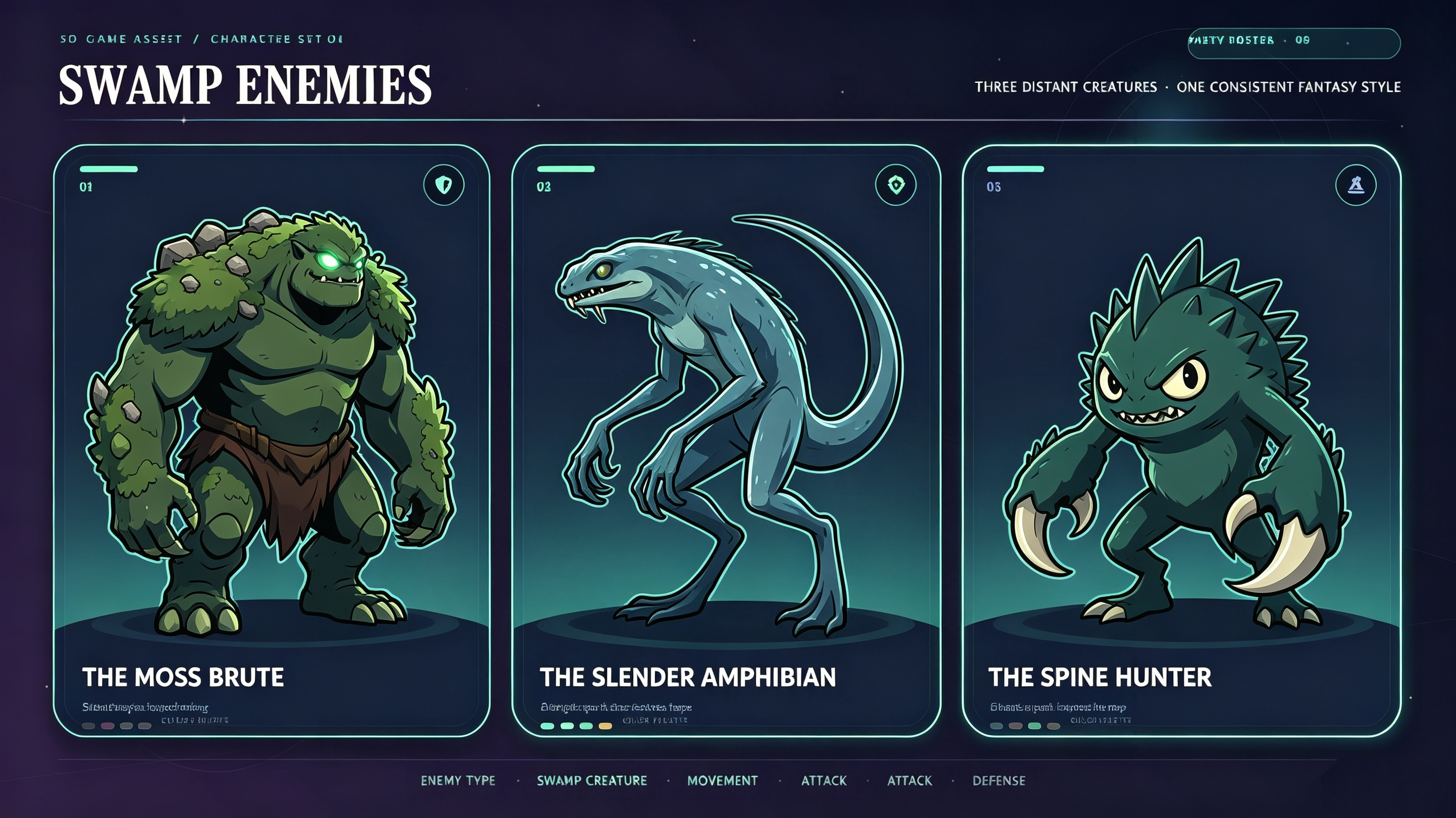 Enemy sprites - game assets for free
